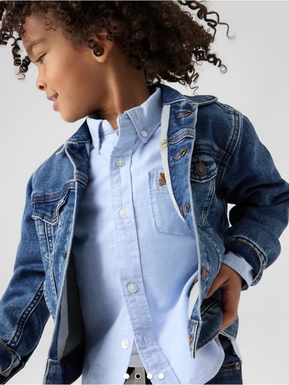 BabyGap Indigo Denim Trucker Jacket - Picture 2 of 5